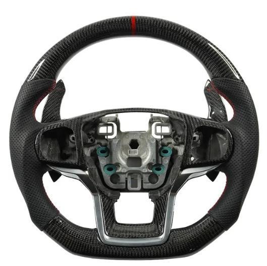 2011 - 2025+ Ford Explorer XL / XLT / Sport / King Ranch / Limited / Platinum / ST - Custom Carbon Fiber Steering Wheel with options